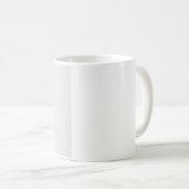 Upload Your Own Design Custom White Coffee Mug コーヒーマグカップ (正面右)