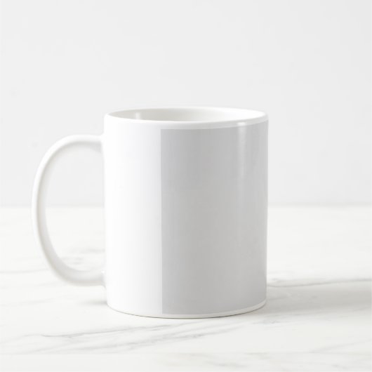 Upload Your Own Design Custom White Coffee Mug コーヒーマグカップ (左)