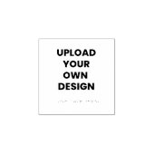 Upload Your Own Design Here | Black & White ラバースタンプ (インプリント)