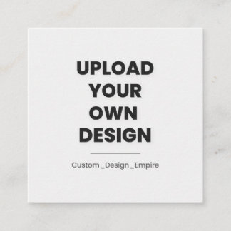 Upload Your Own Design Here | Custom エンクロージャーカード