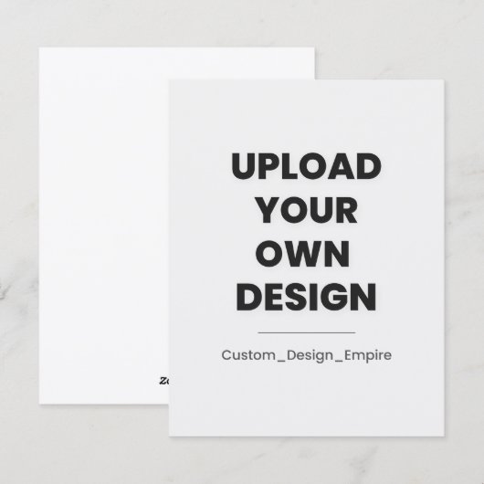 Upload Your Own Design Here | Custom シーズンカード (正面/裏面)