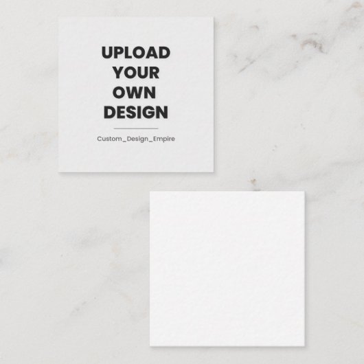 Upload Your Own Design Here | Custom ノートカード (正面/裏面)