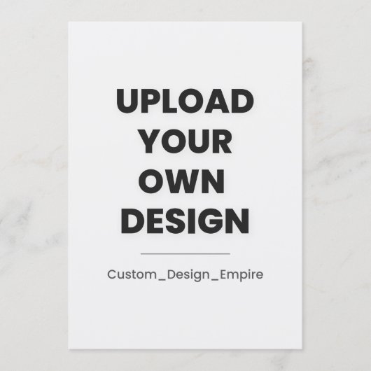 Upload Your Own Design Here | Custom プログラム (正面)