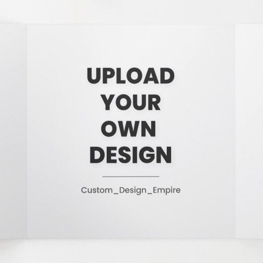 Upload Your Own Design Here | Custom 三つ折りカード (内部中)