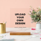 Upload Your Own Design Here | Custom Template アクリルサイン (ウェディング)