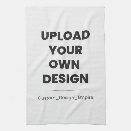 Upload Your Own Design Here | Custom Template キッチンタオル (縦)