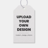 Upload Your Own Design Here | Custom Template ギフトタグ (正面)