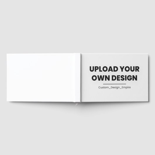Upload Your Own Design Here | Custom Template ゲストブック (全面)