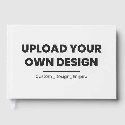 Upload Your Own Design Here | Custom Template ゲストブック (正面)