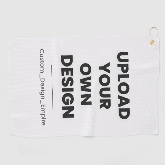 Upload Your Own Design Here | Custom Template ゴルフタオル (横)