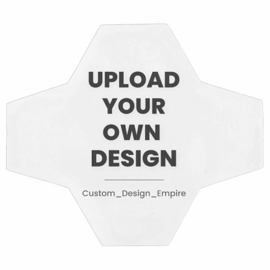 Upload Your Own Design Here | Custom Template サッカーボール (フラット)
