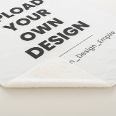 Upload Your Own Design Here | Custom Template シェルパブランケット (3/4)