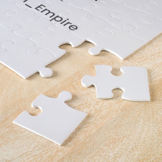 Upload Your Own Design Here | Custom Template ジグソーパズル (側面)