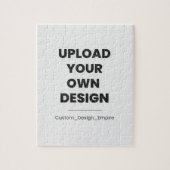 Upload Your Own Design Here | Custom Template ジグソーパズル (縦)