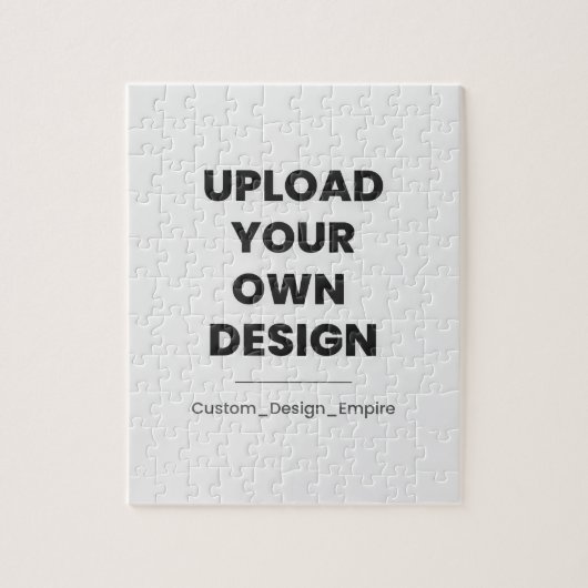 Upload Your Own Design Here | Custom Template ジグソーパズル (縦)