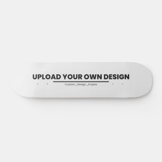 Upload Your Own Design Here | Custom Template スケートボード (横)