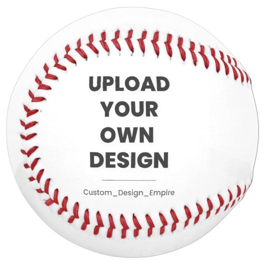 Upload Your Own Design Here | Custom Template ソフトボール (正面左)