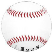 Upload Your Own Design Here | Custom Template ソフトボール (裏面)