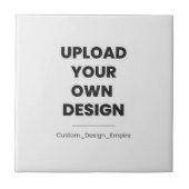 Upload Your Own Design Here | Custom Template タイル (正面)
