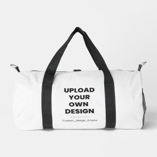 Upload Your Own Design Here | Custom Template ダッフルバッグ (正面)