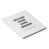 Upload Your Own Design Here | Custom Template ノートパッド (アングル)