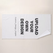 Upload Your Own Design Here | Custom Template バスタオル (バスタオル)