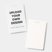 Upload Your Own Design Here | Custom Template バッジ (正面＆裏面)