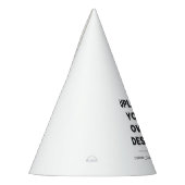 Upload Your Own Design Here | Custom Template パーティーハット (左)