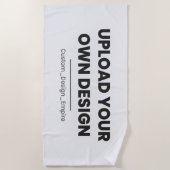 Upload Your Own Design Here | Custom Template ビーチタオル (正面)