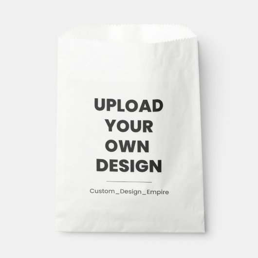Upload Your Own Design Here | Custom Template フェイバーバッグ (正面)
