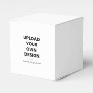 Upload Your Own Design Here | Custom Template フェイバーボックス