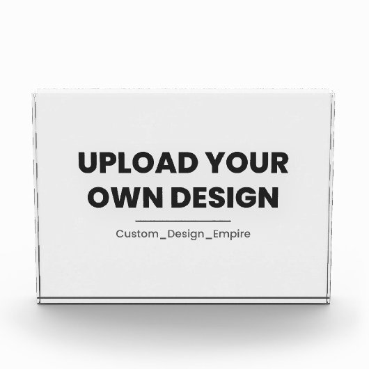 Upload Your Own Design Here | Custom Template フォトブロック (正面)