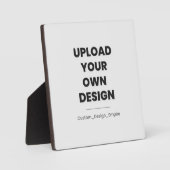 Upload Your Own Design Here | Custom Template フォトプラーク (正面)