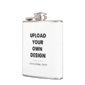 Upload Your Own Design Here | Custom Template フラスク (左)