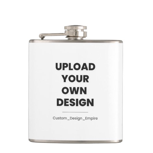 Upload Your Own Design Here | Custom Template フラスク (正面)