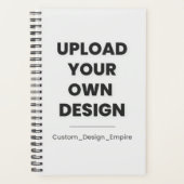 Upload Your Own Design Here | Custom Template プランナー手帳 (正面)
