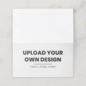 Upload Your Own Design Here | Custom Template プレイスカード (外部開封)
