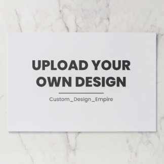 Upload Your Own Design Here | Custom Template ペーパーパッド