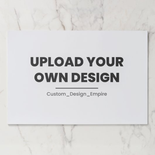 Upload Your Own Design Here | Custom Template ペーパーパッド (正面)