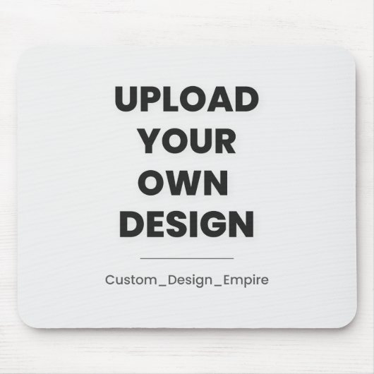 Upload Your Own Design Here | Custom Template マウスパッド (正面)
