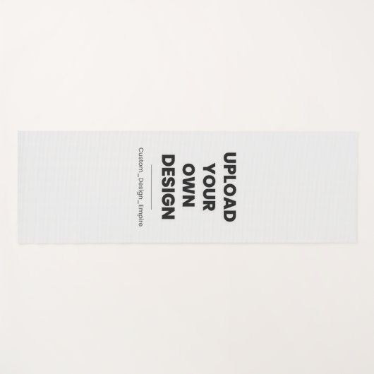 Upload Your Own Design Here | Custom Template ヨガマット (正面(横))