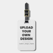 Upload Your Own Design Here | Custom Template ラゲッジタグ (正面縦)