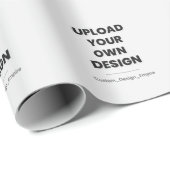 Upload Your Own Design Here | Custom Template ラッピングペーパー (ロールコーナー)