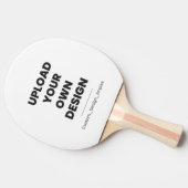 Upload Your Own Design Here | Custom Template 卓球ラケット (横)