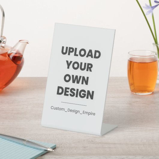 Upload Your Own Design Here | Custom Template 台座サイン (インサイチュ)