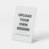 Upload Your Own Design Here | Custom Template 台座サイン (正面)