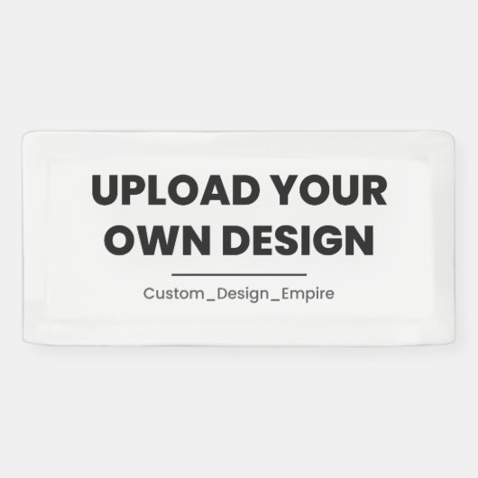 Upload Your Own Design Here | Custom Template 横断幕 (横)