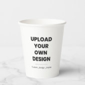 Upload Your Own Design Here | Custom Template 紙コップ (正面)