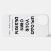 Upload Your Own Design Here | Custom Template iPhoneケース (裏面横)