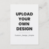 Upload Your Own Design Here | Template Invitation 招待状 (正面)